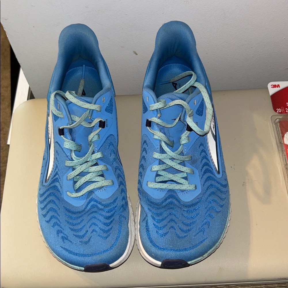 Altra Running Shoes Womens 10 Torin 7 Blue Comfort Lightweight Lace -Up Athletic